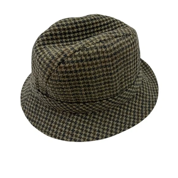 Vintage Pendleton Twill Wool Plaid Bucket Hat Size L - Picture 3 of 5
